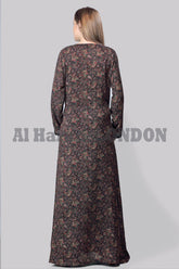 Premium Designer Closed Nida Women Kaftan & Farasha 40239